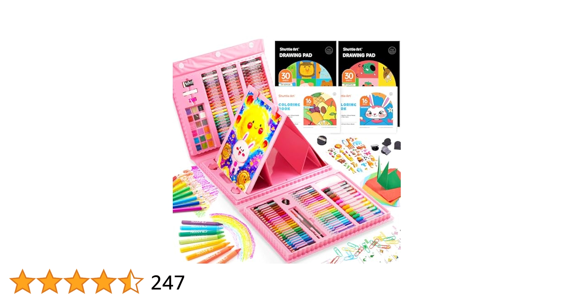 Amazon.co.jp: Shuttle Art お絵描きセット 335点 アートセット